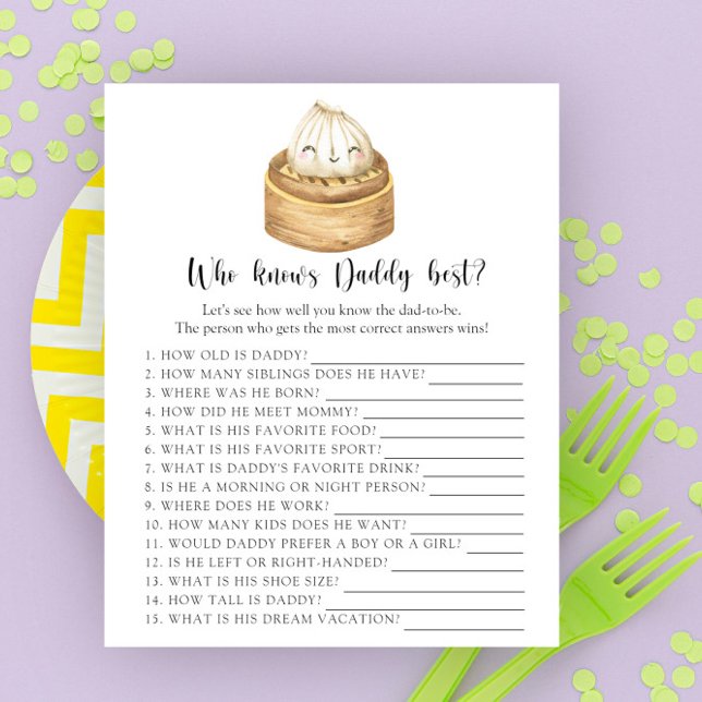 Lámina lindo Dumpking Quién conoce a DADDY mejor juego (Subido por el creador)