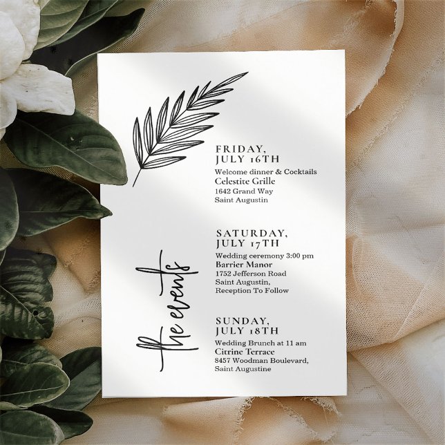 Lámina Línea de tiempo de eventos de Bodas con guiones de (Subido por el creador)