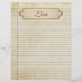 Lámina Líneas de papel de cosecha