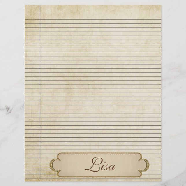 Lámina Líneas de papel de cosecha 2 (Anverso)