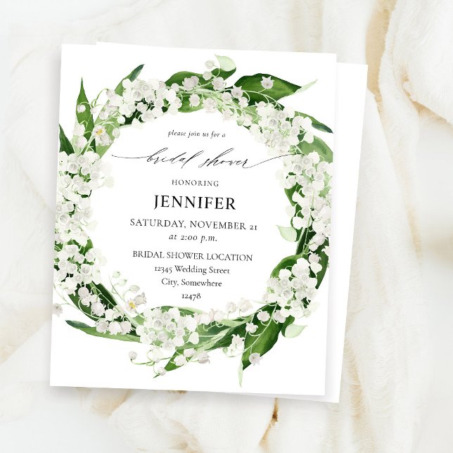 Lámina Lirio presupuestal de la ducha de novias florales  (Subido por el creador)