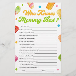 Lámina Listo para mostrar a Baby Shower que conoce a mi m