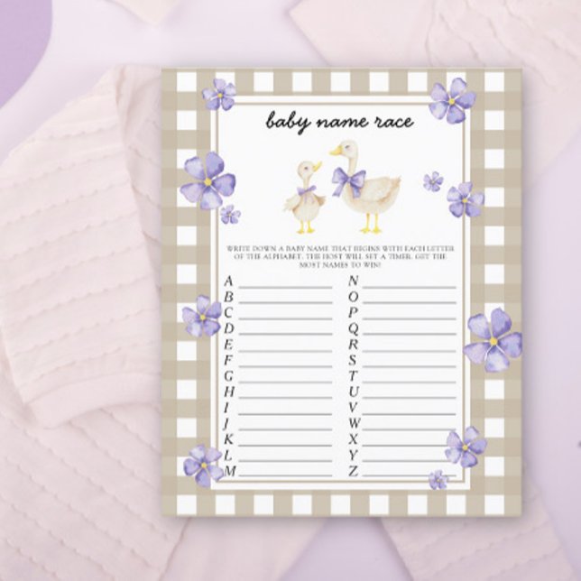 Lámina Little Goose - juego de carreras por nombre del be (Subido por el creador)