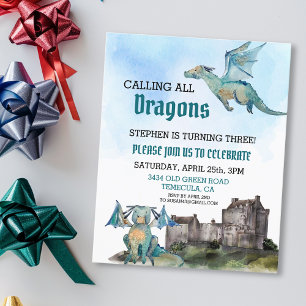 Lámina Llamando a todos los Dragones Presupuesto de Cumpl