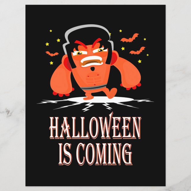 Lámina Llega Halloween (Anverso)