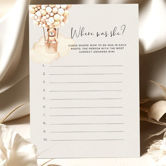Lámina ¿Llevar Un Juego De Baby Shower Dónde Estaba? (Subido por el creador)