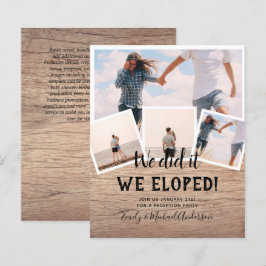 Lámina Lo hicimos ELOPEMENT FOTO Wedding RECEPTION Budget