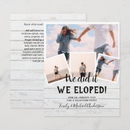 Lámina Lo hicimos ELOPEMENT FOTO Wedding RECEPTION Budget