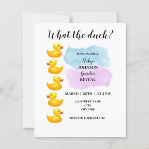 Lámina Lo que el género temático del pato revela invitaci