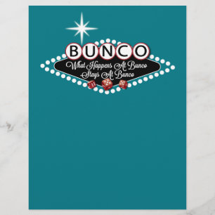 Lámina Lo Que Pasa En Bunco Se Queda En Bunco Diversión