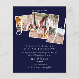 Lámina ¡LO SENTIMOS! Boda Posposición Cambio de fecha FOT