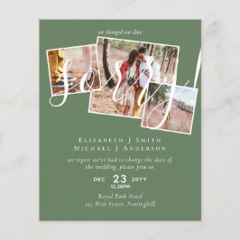 Lámina ¡LO SENTIMOS! Boda Posposición Cambio de fecha FOT