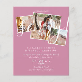 Lámina ¡LO SENTIMOS! Boda Posposición Cambio de fecha FOT