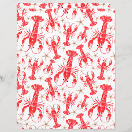 Lámina Lobsters Scrapbook Paper