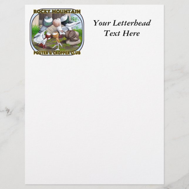 Lámina Logo del Rocky Mountain Club (Anverso)