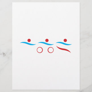 Lámina Logo moderno de Triathlon