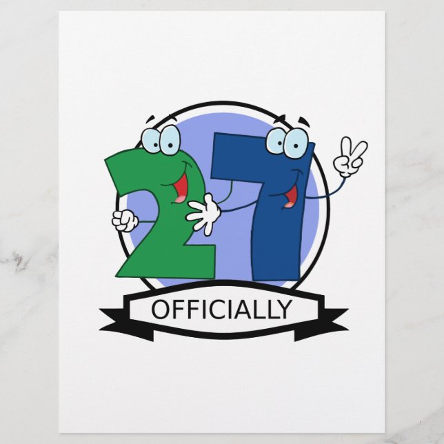 Lámina Logo oficial de cumpleaños 27 (Anverso)