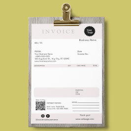 Lámina Logotipo de adición de pequeñas empresas de recibo