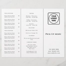 Lámina Logotipo de compra del restaurante | Personalizado