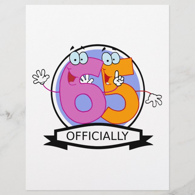 Lámina Logotipo oficial de cumpleaños 65 (Anverso)