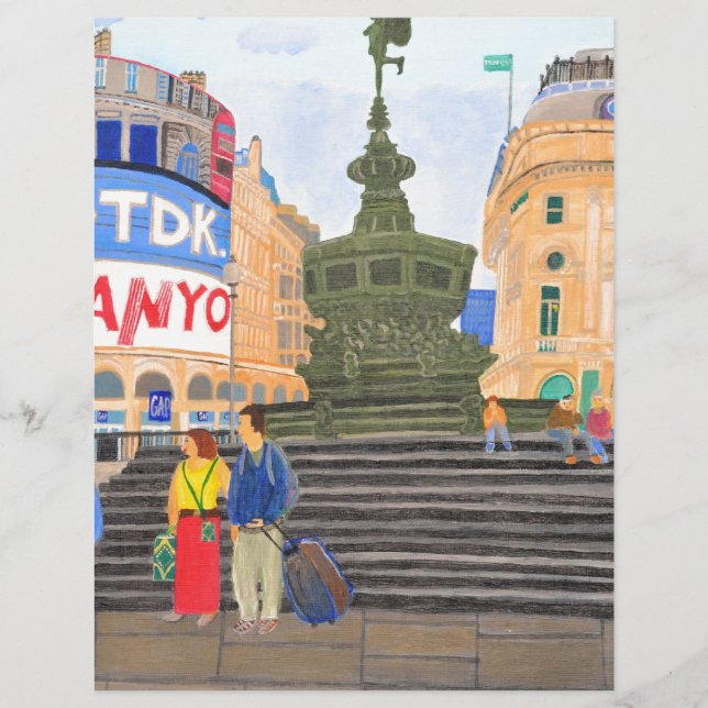 Lámina Londres, Piccadilly Circus (Anverso)