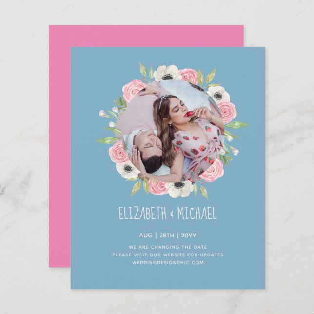 Lámina Los amantes de la naturaleza Boda Foral Greenery R (Anverso / Reverso)