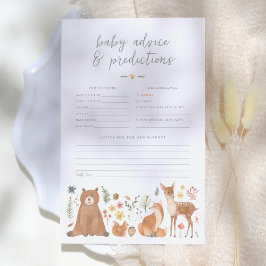 Lámina Los animales de los bosques llevan juegos de aseso