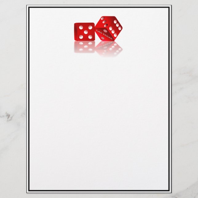 Lámina Los dados de Las Vegas (Anverso)