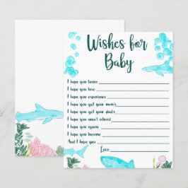 Lámina Los deseos de Baby Shower para el bebé