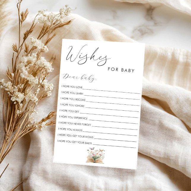 Lámina Los deseos de Baby Shower para el bebé de Storyboo (Subido por el creador)
