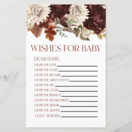 Lámina Los Deseos Florales De Borgoña Para El Juego De Ba