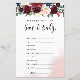 Lámina Los deseos florales de la marina borgoñona para el