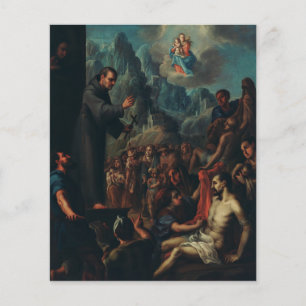 Lámina Los milagros de San Salvador de Horta