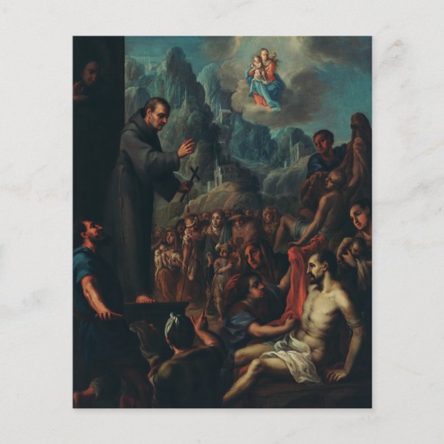 Lámina Los milagros de San Salvador de Horta (Anverso)