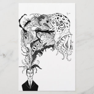 Lámina Los monstruos de H.P. Lovecraft