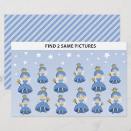 Lámina Los Niños Encuentran 2 Mismas Fotos Dientes Leche 