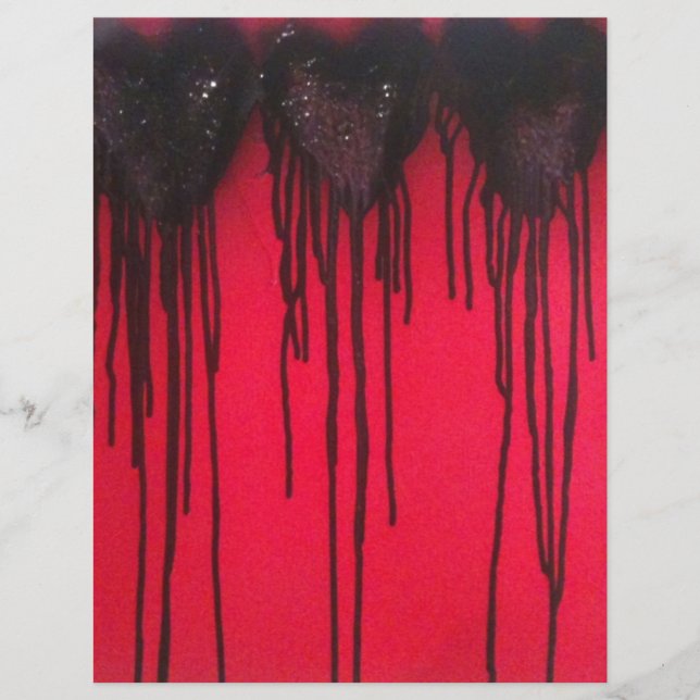 Lámina Love Bleeds Black (Anverso)