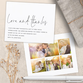 Lámina Love Budget Gracias 5 Fotos Boda Gracias