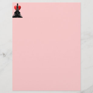 Lámina Love Paris Letterhead