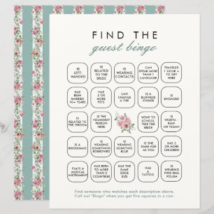 Lámina Love Shack Fiance Encuentra el juego de bingo invi