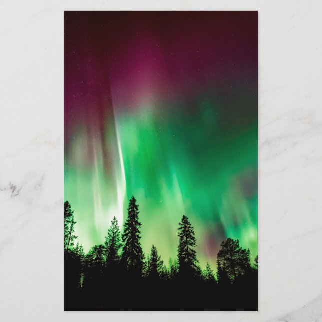 Lámina Luces boreales de Aurora (Anverso)