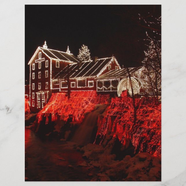 Lámina Luces de navidad (Anverso)