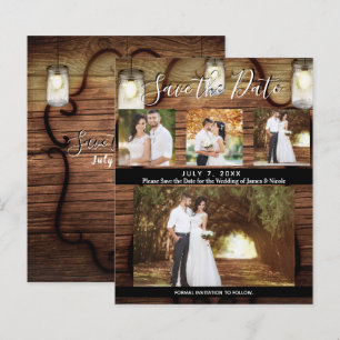 Lámina Luces rústicas colgantes para boda, foto para guar