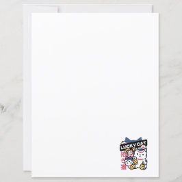 Lámina Lucky Cat Maneki Neko – Japanese Fortune Cat 