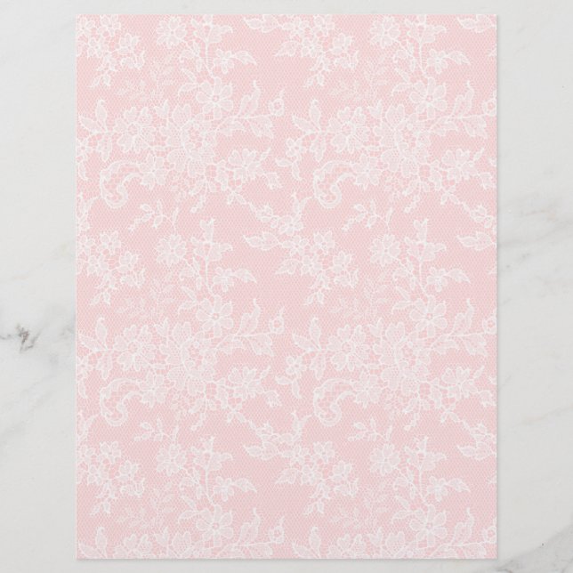 Lámina Lugar blanco sobre papel de cuaderno de arte rosa  (Anverso)