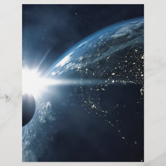 Lámina luna de tierra y sol