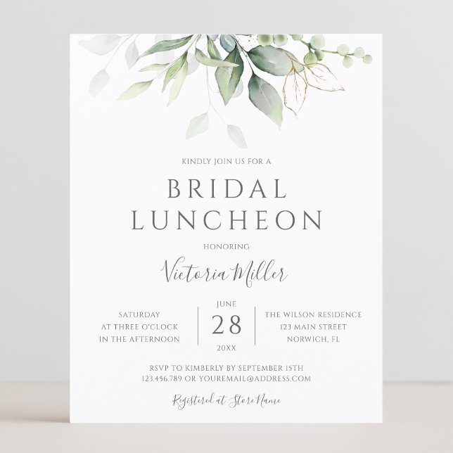 Lámina Lunes de Novias de Eucalyptus Greenery (Subido por el creador)
