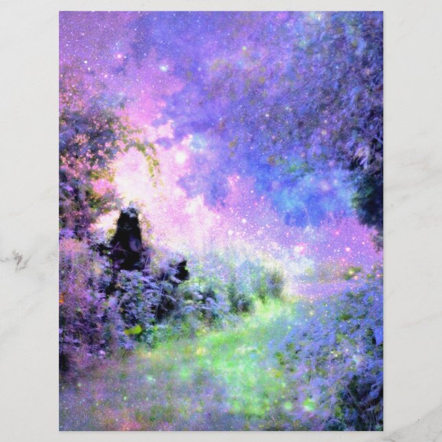 Lámina Luz de jardín de ensueño (Anverso)