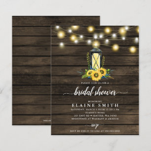 Lámina Luz Presupuestaria Girasoles Invitación a la ducha