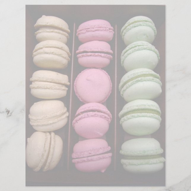 Lámina macarons (Anverso)